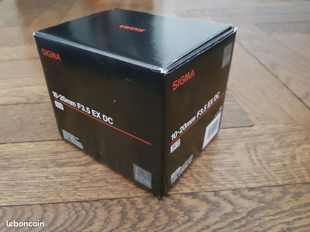 Objectif Grand Angle SIGMA 10-20mm F3.5 EX DC HSM 350 Lyon 3 (69)