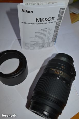 objectif NIKON AF-S DX NIKKOR 55-300mn 180 Juvisy-sur-Orge (91)