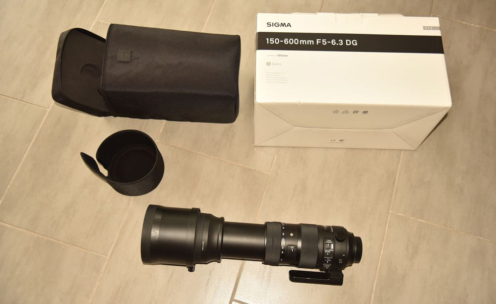 Objectif Sigma 150/600mm 1:5-6.3 DG �105 Sport monture Nikon 0 Rupt-sur-Moselle (88)