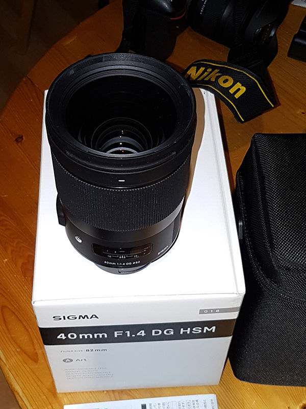 Objectif Sigma Art 40/1.4 pour Nikon 650 Annemasse (74)