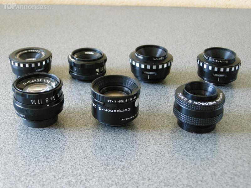 Objectifs 50 Et 60 Mm D'agrandisseurs 20 �pinay-sur-Seine (93)