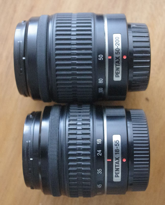 ObjectifsPentax 18-55, 50-200 + acc�ssoires 0 Rez� (44)