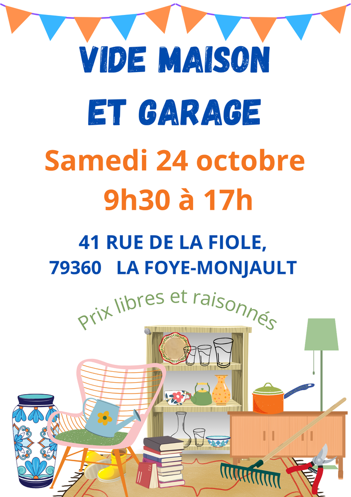 objet.vIde maison/atelier/garage 0 La Foye-Monjault (79)