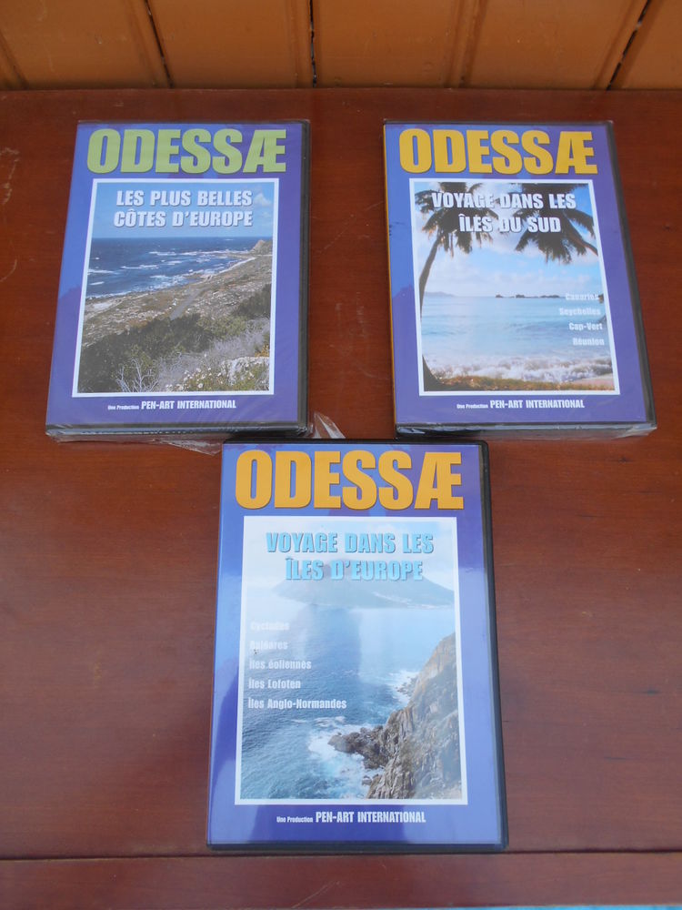 3 DVD ODESSAE : VOYAGE DANS LES ILES D'EUROPE, ILES DU SUD 12 Dammarie-les-Lys (77)