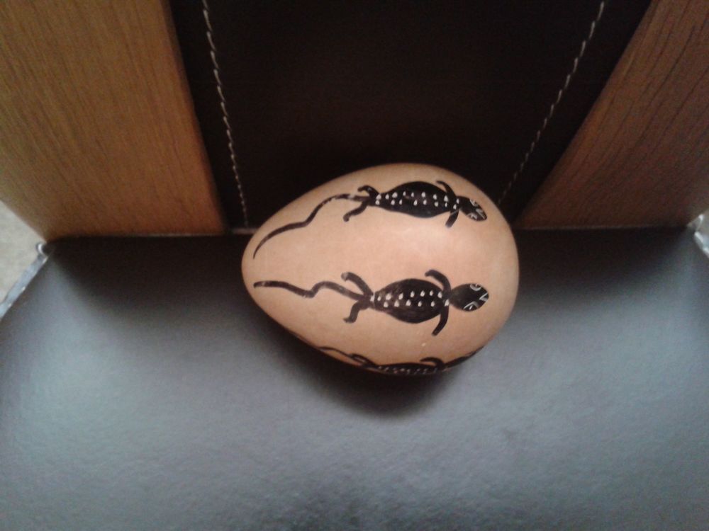 oeuf en st�atite d�cor de l�zards 6 Dijon (21)