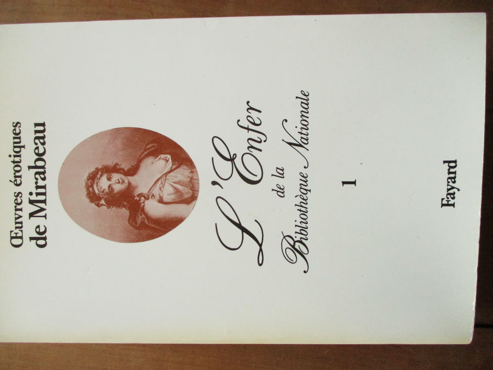 Les Oeuvres Erotiques de Mirabeau 20 Poitiers (86)