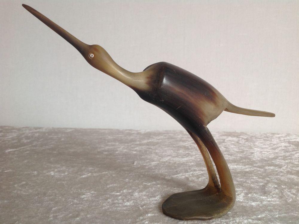 OISEAU H�RON EN CORNE  ART DECO 18 Tr�gunc (29)