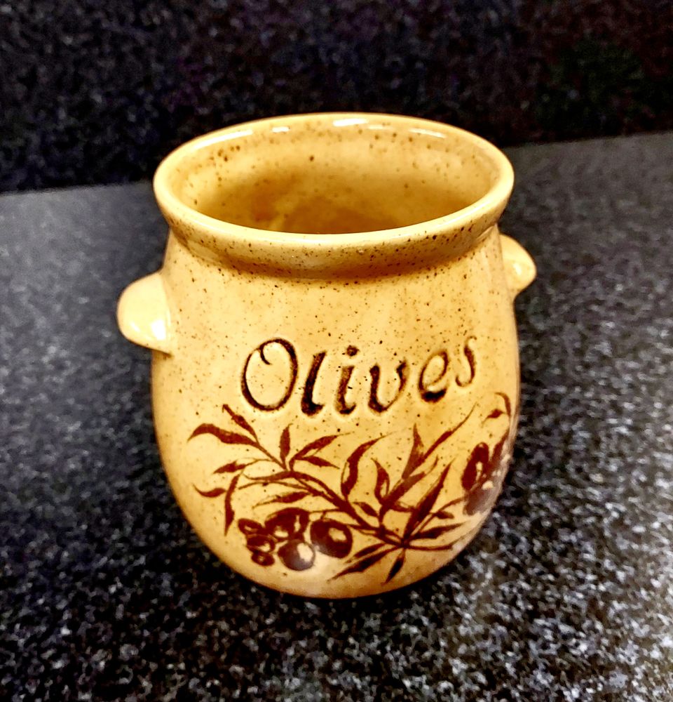 Pot � olives en gr�s 1/2L 8 Montigny-aux-Amognes (58)