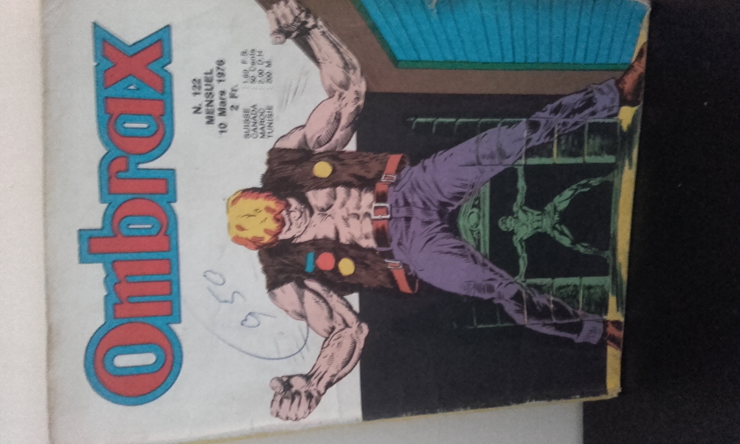 BD - Ombrax N�122 Mars 1976 5 Angers (49)