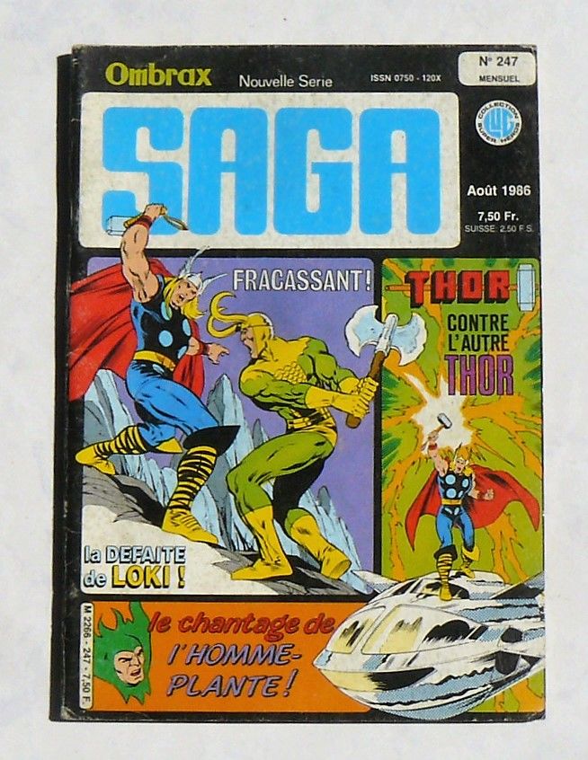 OMBRAX SAGA #247 - LUG Super h�ros - Mensuel - 1986 5 Argenteuil (95)