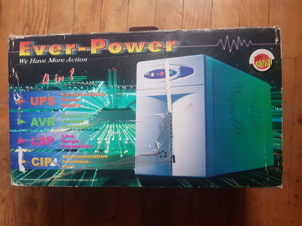 ONDULEUR EVER POWER 800 VA NEUF DANS SON CARTON D'ORIGINE 195 Paris 20 (75)