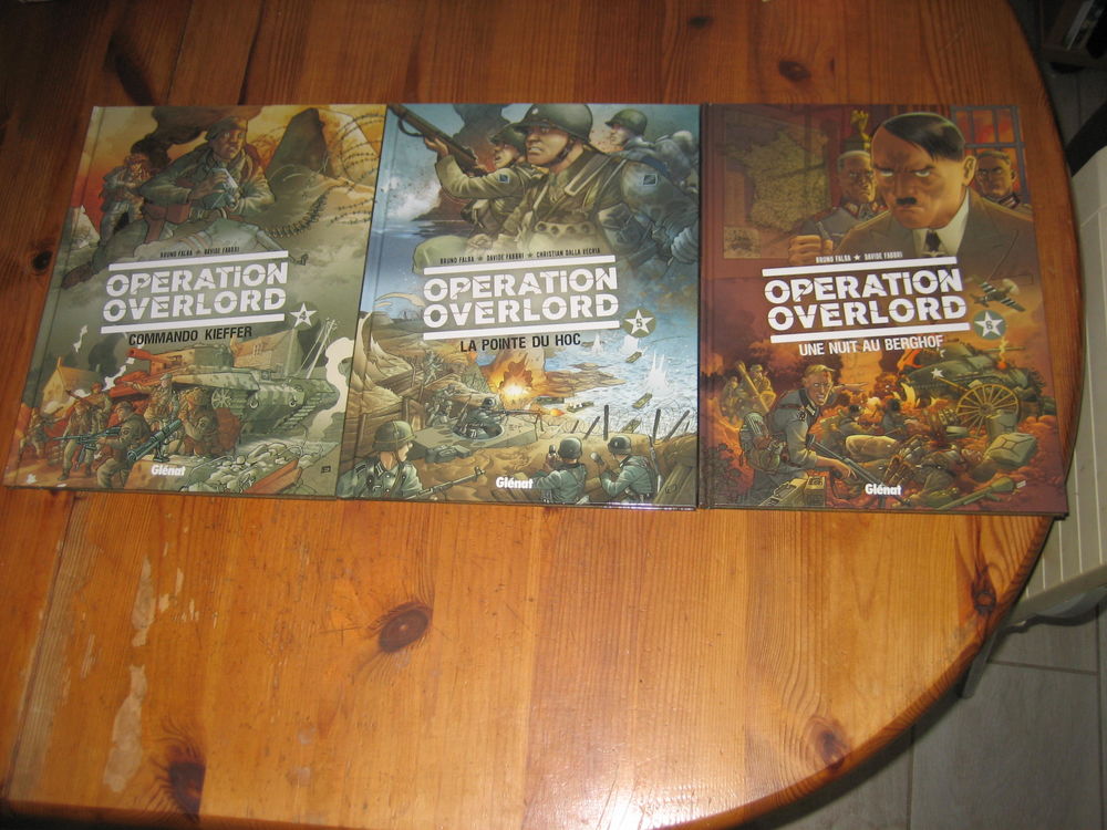 lot 3 bd OPERATION OVERLORD 4+5+6 EO �tat neuf gl�nat 22 C�zy (89)