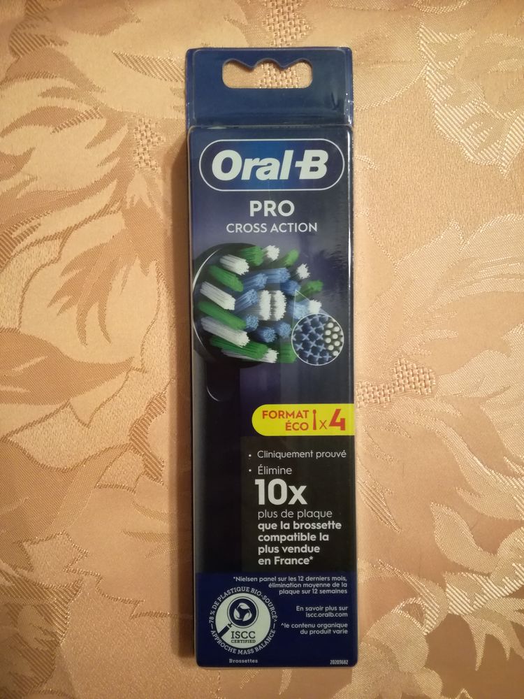 Oral-B Pro Cross Action Noire Brossettes Pour Brosse � Dents 22 Barentin (76)