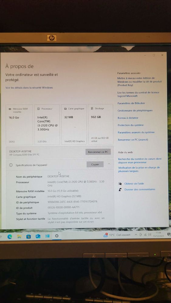 Ordinateur fixe , tour plus �cran 130 Montpellier (34)