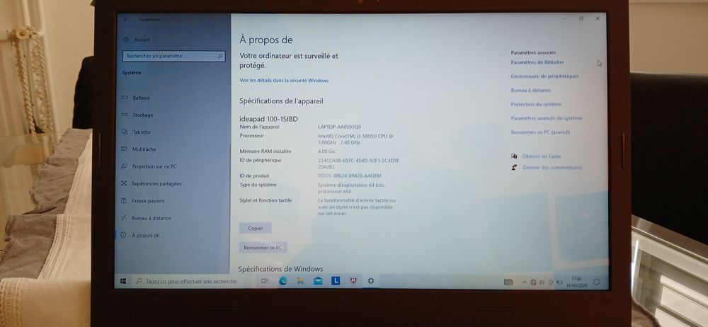 Ordinateur portable Lenonvo 40 Aix-en-Provence (13)