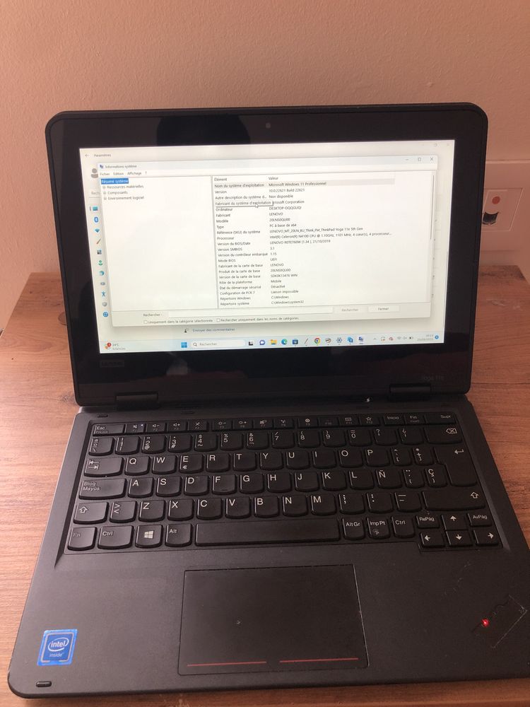 Ordinateur thinkpad lenovo Windows 11 pro 70 Paris 17 (75)