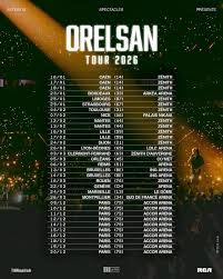 ORELSAN / Tourn�e 2026 120 Paris 8 (75)