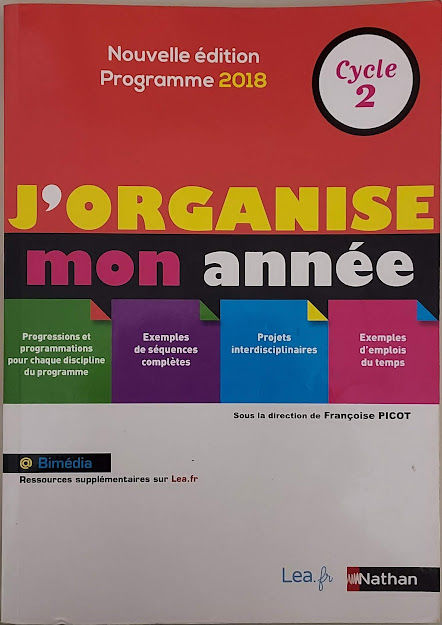 J'organise mon ann�e, cycle 2 programme 2018 20 La Possession (97)