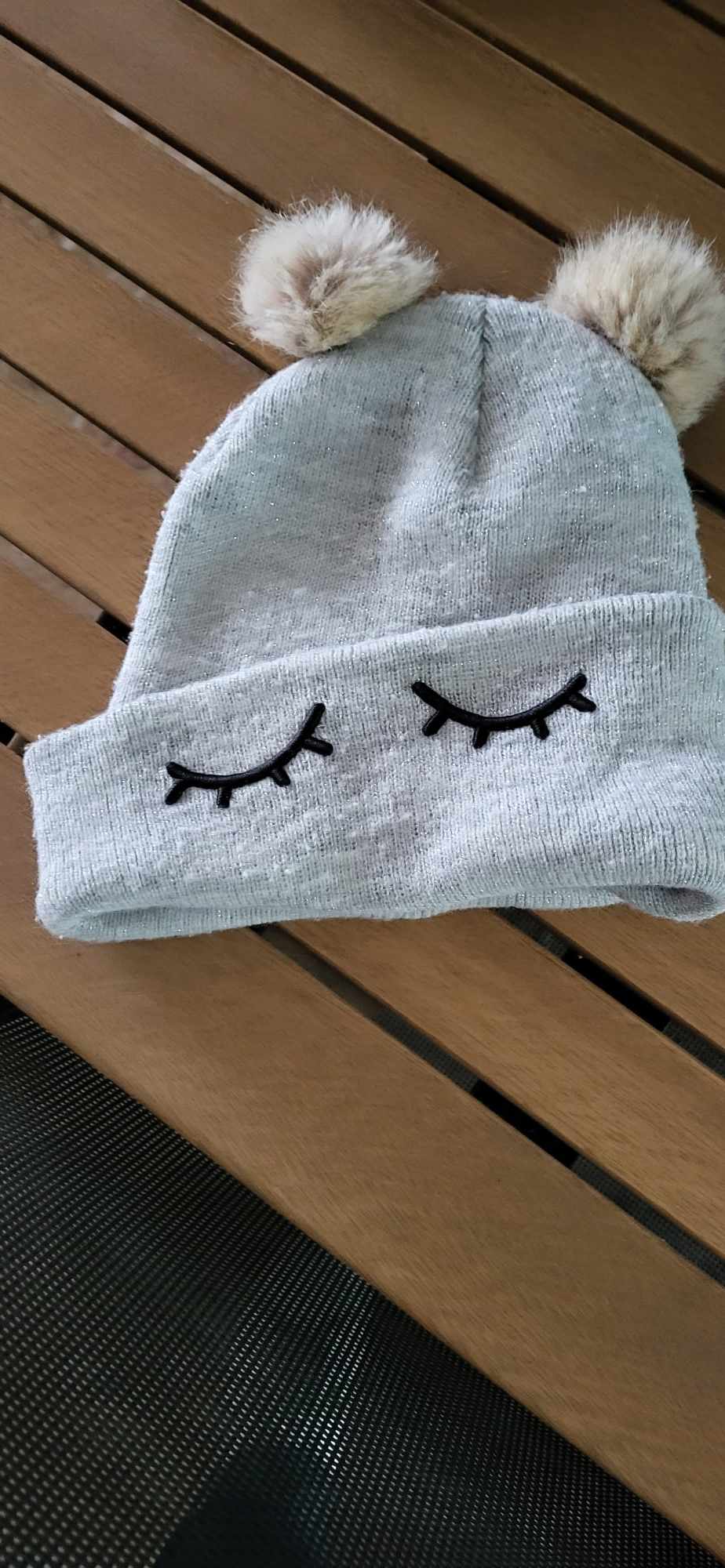 Original bonnet enfant gris fille chapeau hiver 4 Avesnes-sur-Helpe (59)