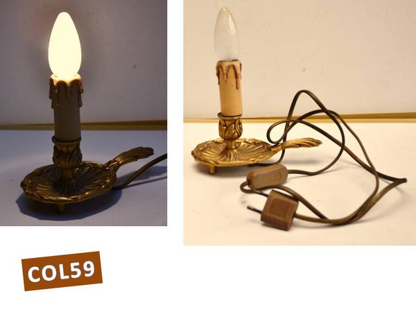 ORIGINALE LAMPE - type CHANDELLE - col59 20 Mons-en-Barœul (59)