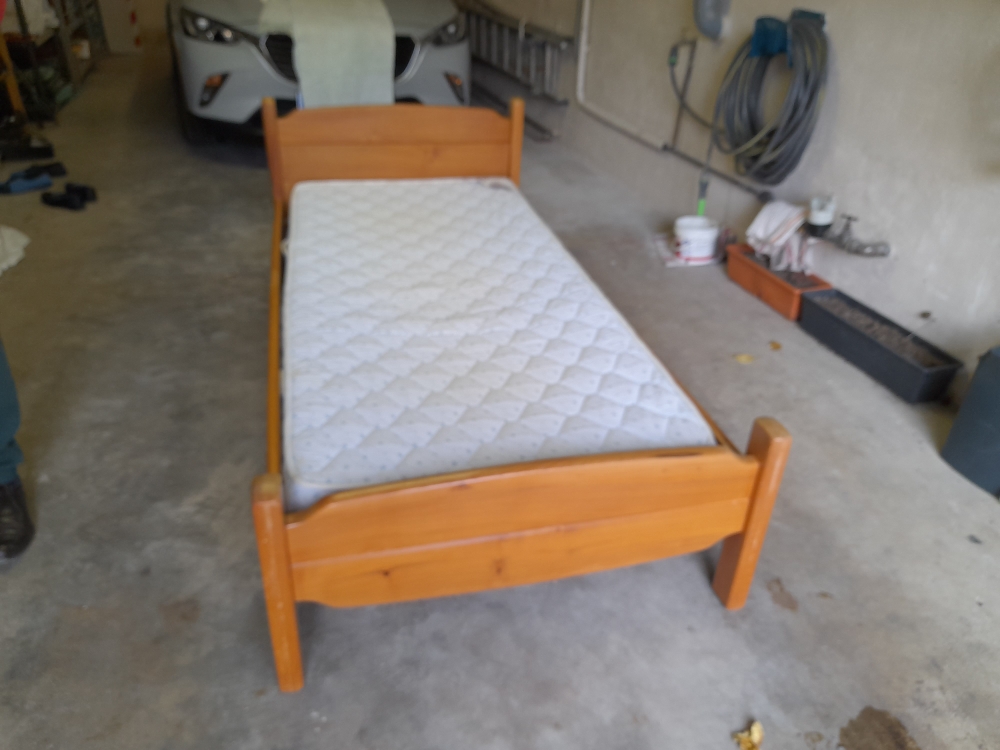 Lit en orme massif 120 Veneux-les-Sablons (77)