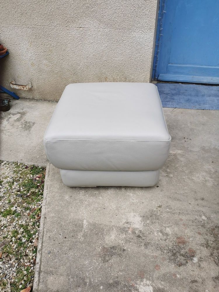 Ottoman/Pouf en cuir 70 Andernos-les-Bains (33)