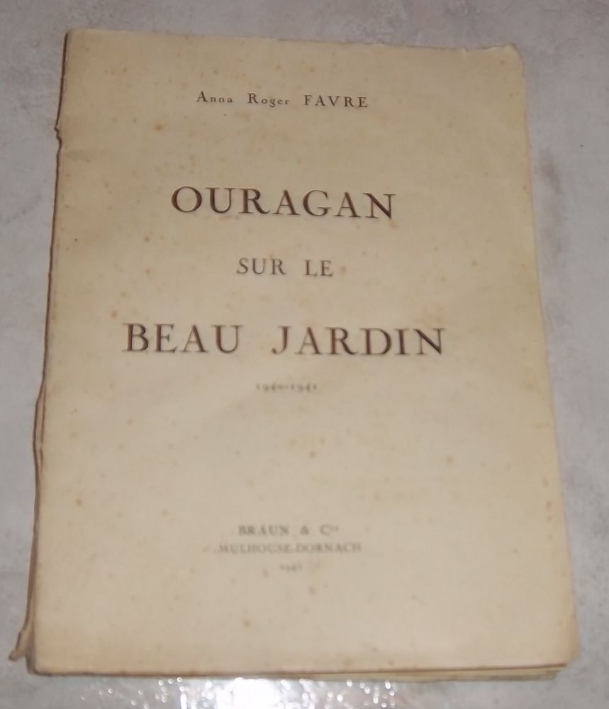 Ouragan sur le beau jardin 1945 10 Colombier-Fontaine (25)