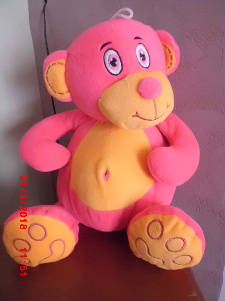 OURS ROSE ET ORANGE FLUO 15 Oignies (62)