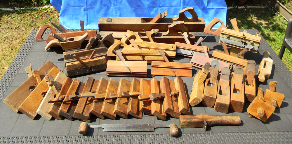 Outils anciens de menuisier ? �b�niste. Collection. 600 Lagny-sur-Marne (77)