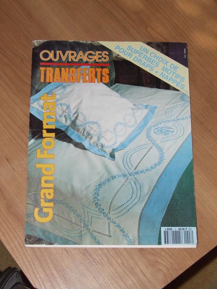 Ouvrages transferts, Grand format, Broderie 3 Bagnolet (93)