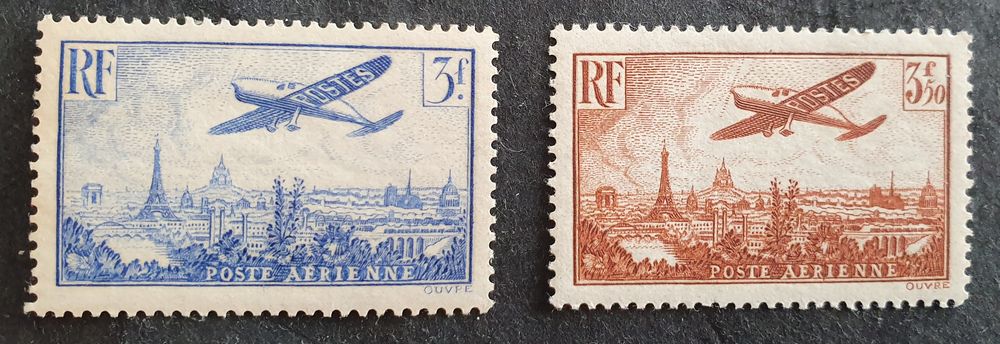 PA12 et PA13 Timbres avec charni�re 12 Jou�-l�s-Tours (37)