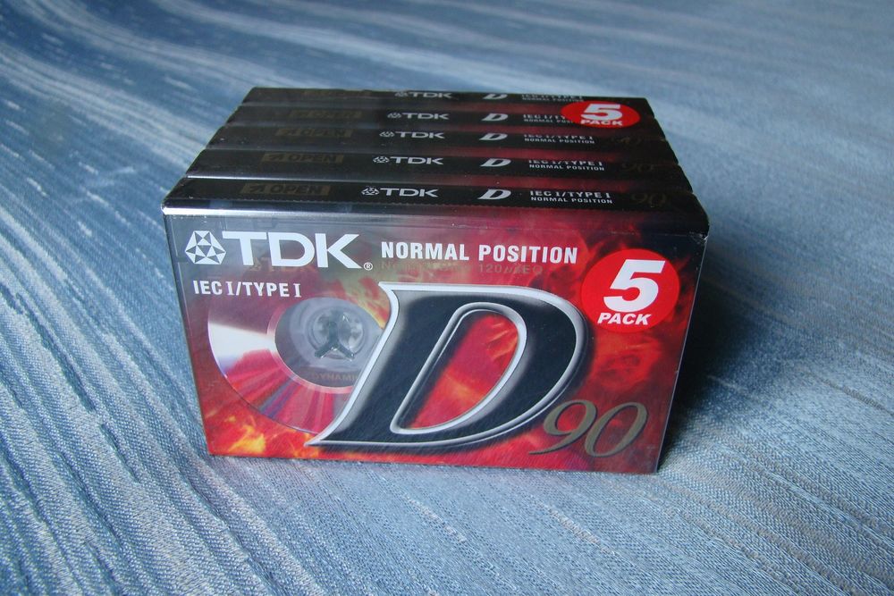 Pack de 5 cassettes audio TDK 90 minutes (Neuves)
25 Gargenville (78)
