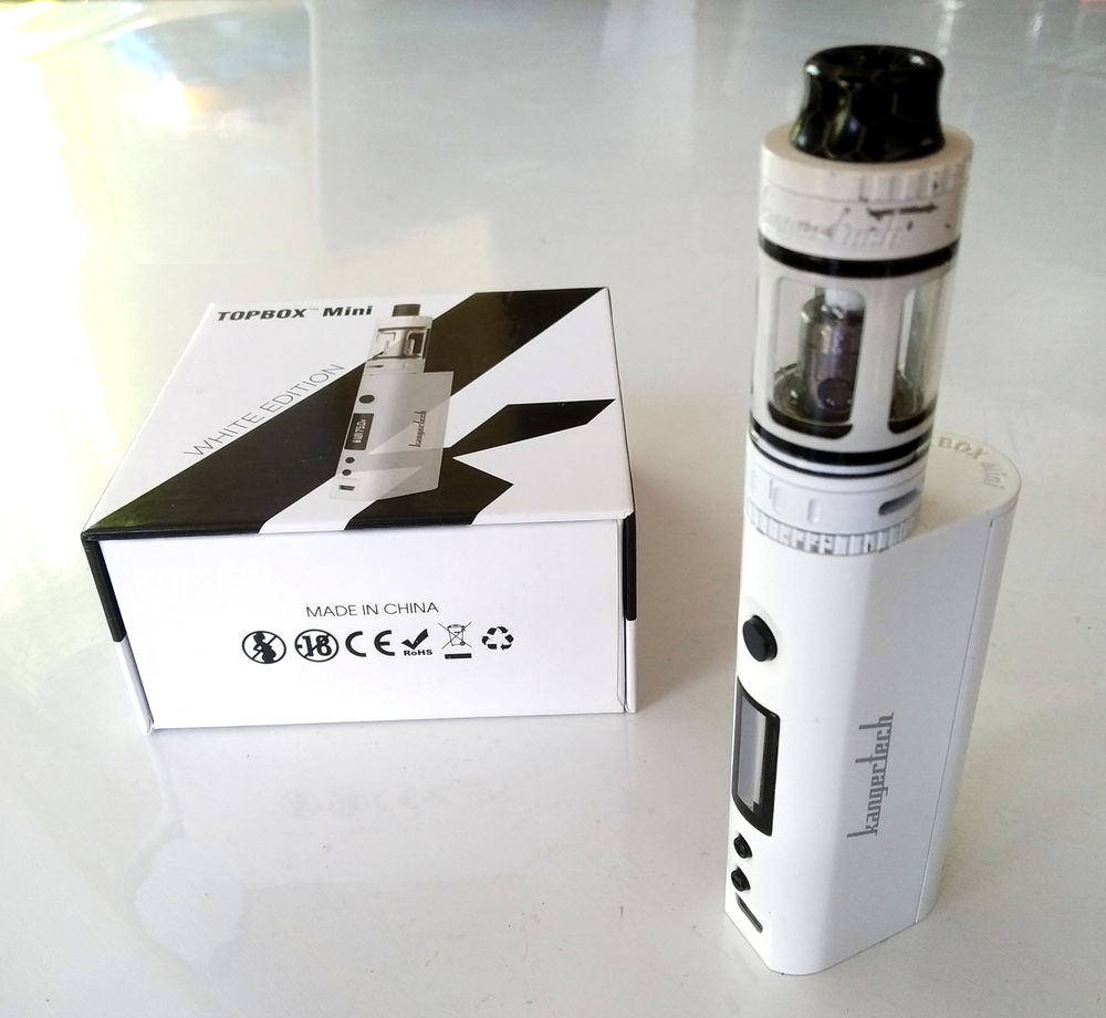 Pack e-cig KangerTech TOPBOX Mini (Blanc) + Nb �quipements 30 Saint-Mars-d'Outill� (72)