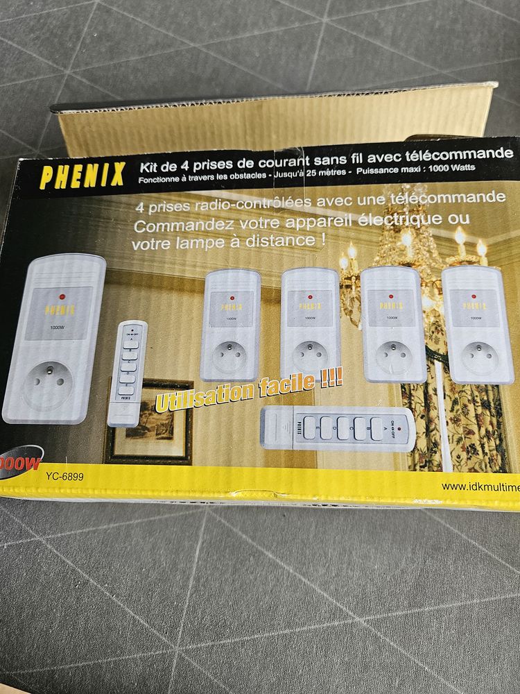 Pack PHENIX 4 prises �lectr.sans fil avec t�lecommande 14 Villars (42)