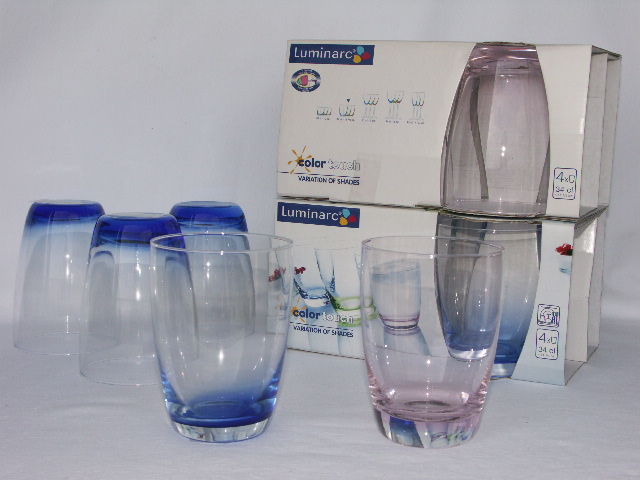 Pack 4 verres soufl�s Luminarc Hauteur 11cm - NEUF 6 M�rignac (33)