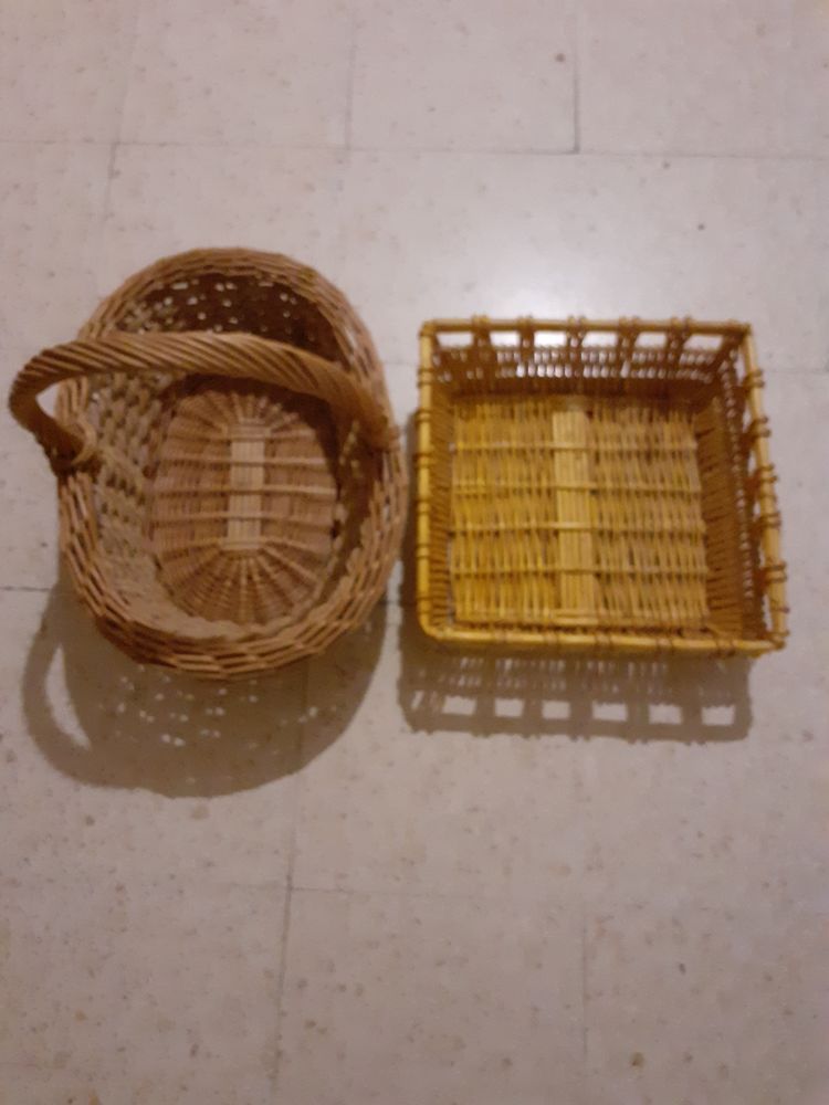 Pagnier en osier et cordage 12 Al�s (30)