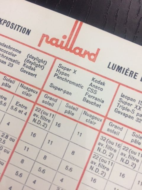 Paillard - table d'exposition 3 Nice (06)