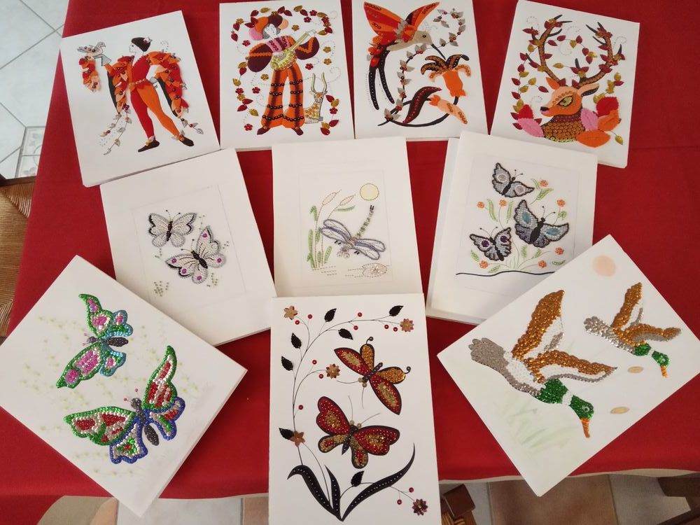 Paillettes et Perles et feutrine 5 Moz�-sur-Louet (49)