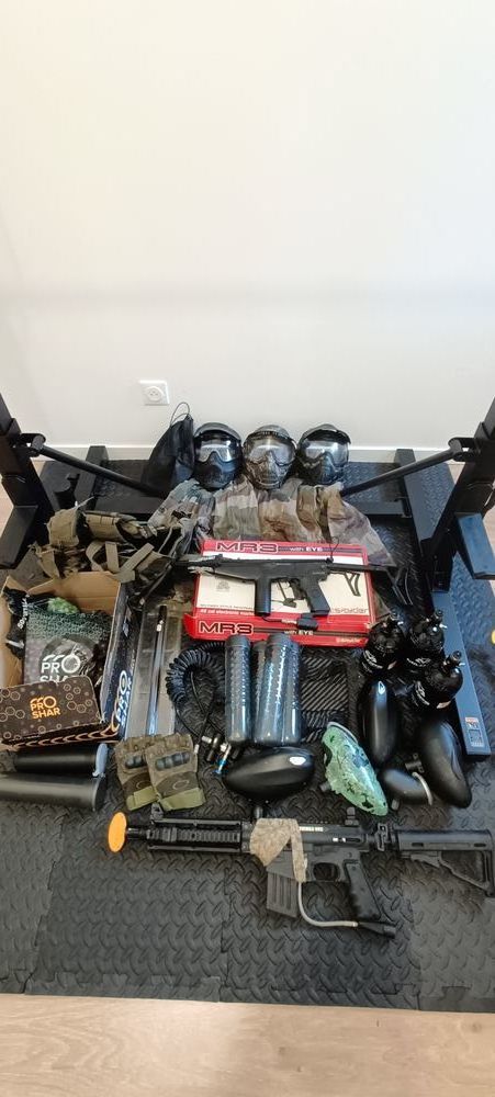 Lot paintball arme 500 Haubourdin (59)