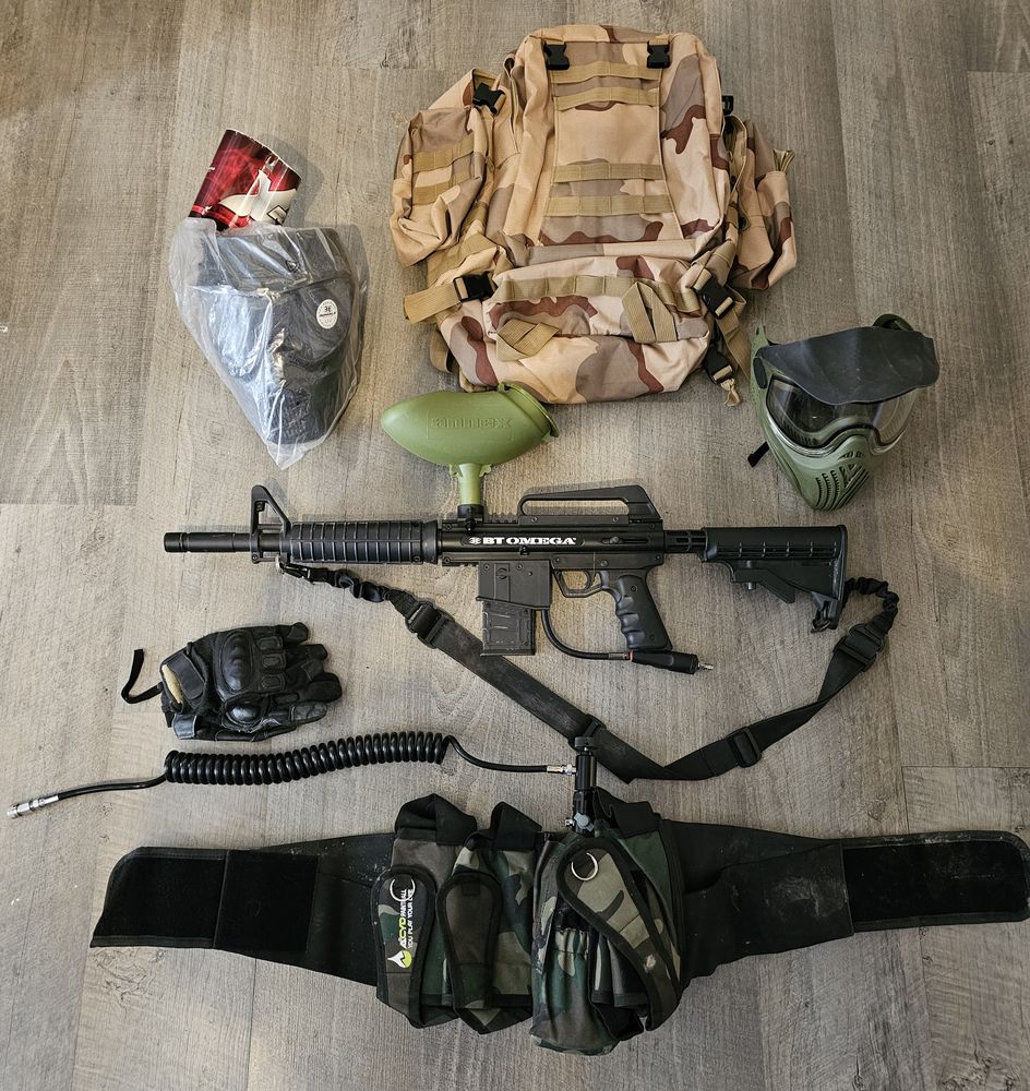 Lot paintball complet. 130 Signes (83)