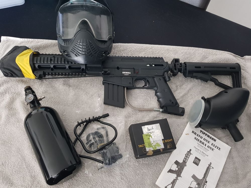 Paintball Tippmann Bravo One Elite Sierra One 250 Al�nya (66)