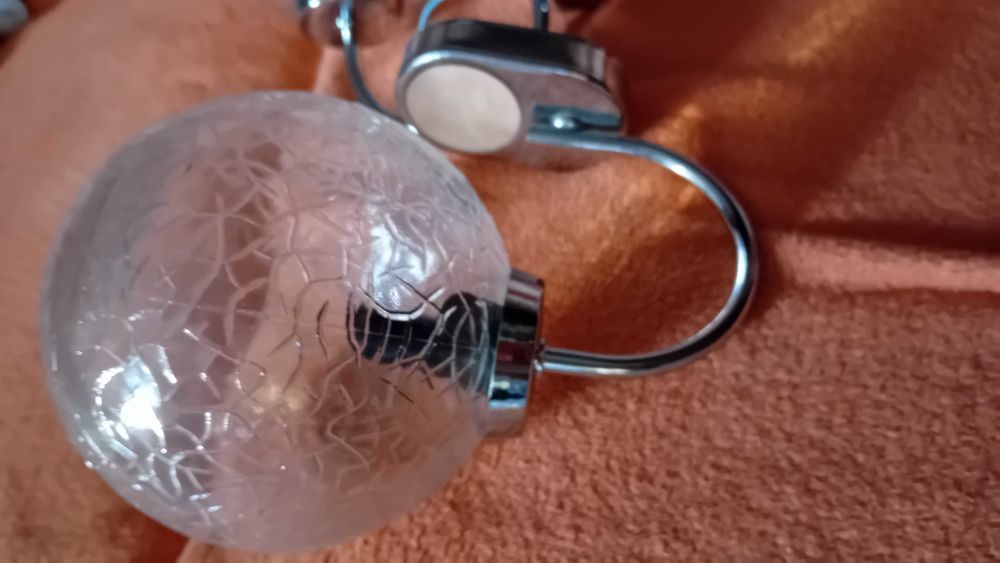 Paire d appliques boules et chrome 70'S 40 Toulon (83)