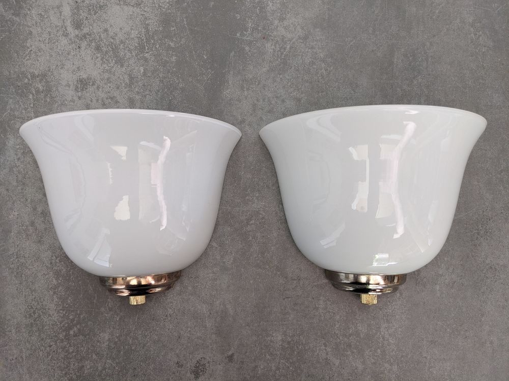 Paire de 2 APPLIQUES style MAZDA art d�co 20 x 16 x 10 cm ch 155 Marseille 13 (13)