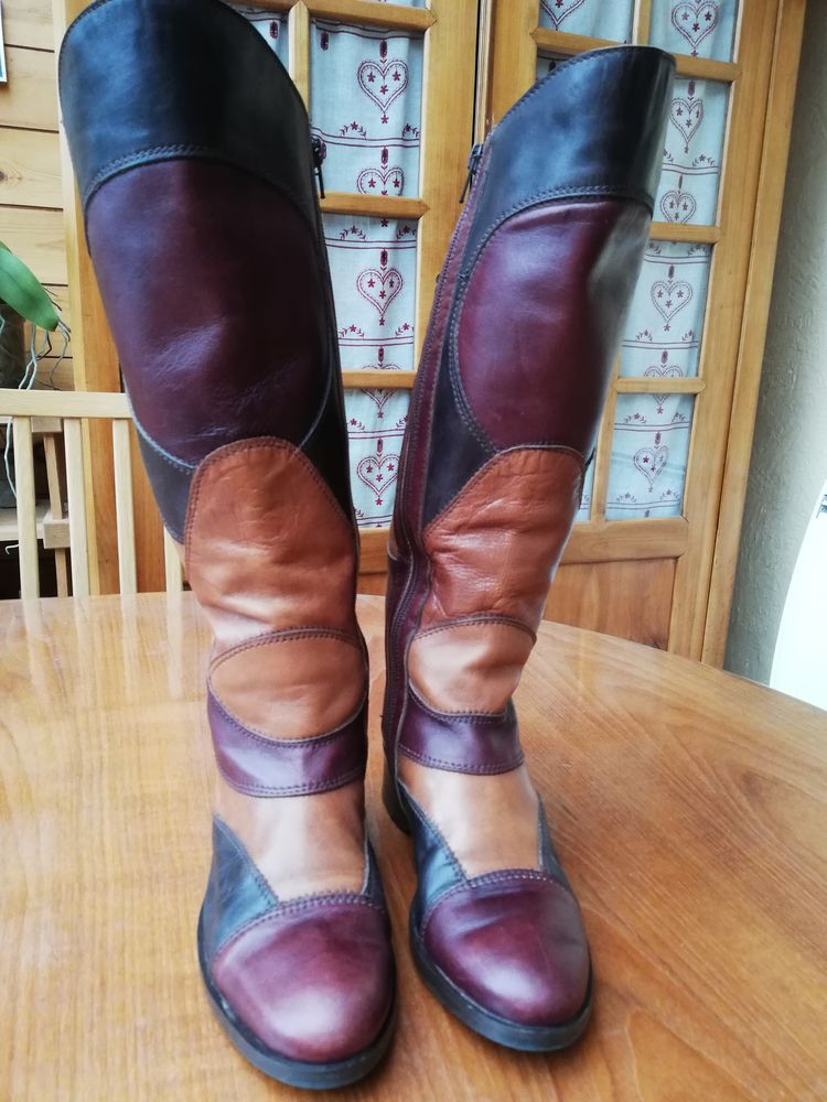 paire de bottes tout cuir 60 Fr�nouville (14)