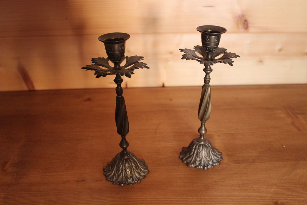 Paire de bougeoire 280 Foncine-le-Haut (39)