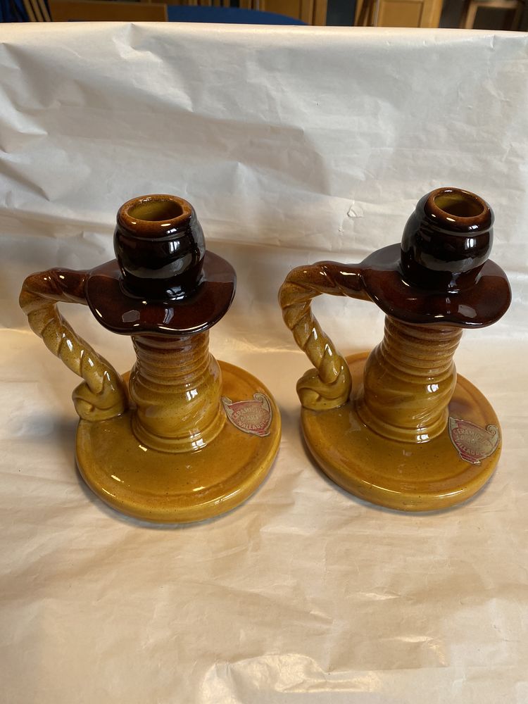 Paire de bougeoirs vallauris 25 Courdimanche (95)