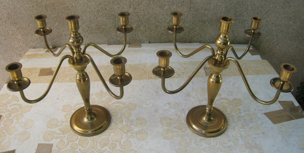 Une paire de cand�labres 50 Fleury-les-Aubrais (45)