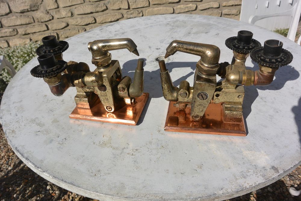 Paire de chandeliers Design Industriel vintage ann�es 1980 200 Gargenville (78)