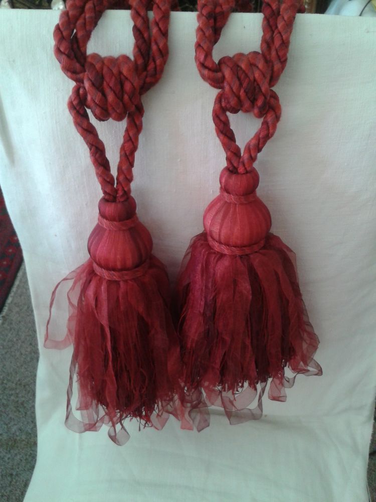 Paire d'embases cabl�es neuves de couleur bordeaux 40 Dijon (21)