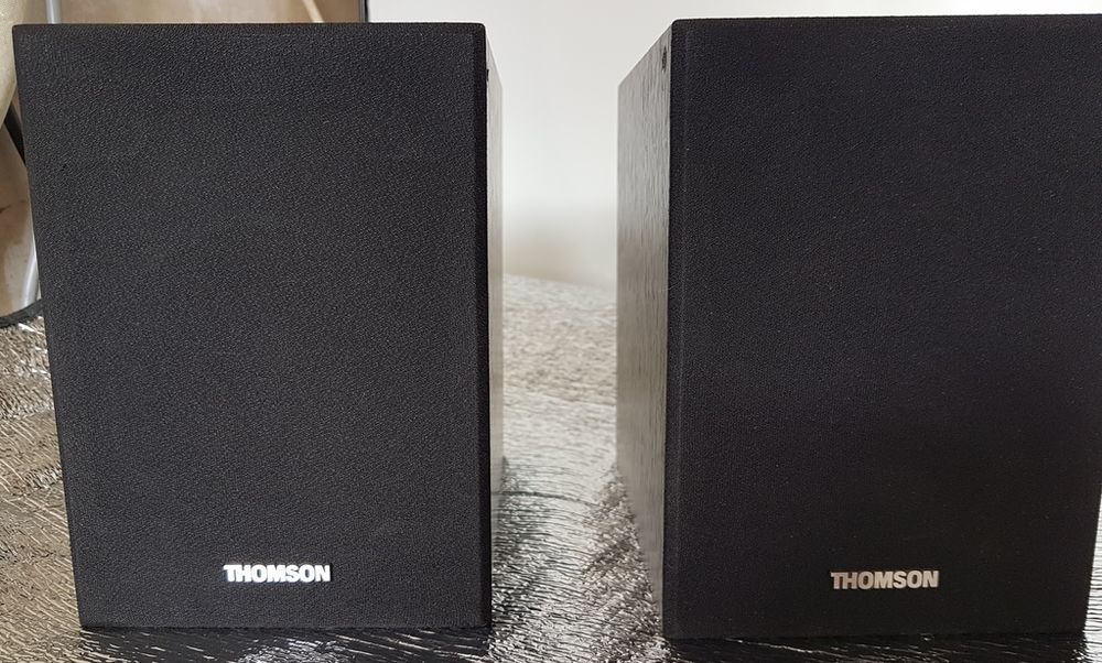 Paire d enceintes thomson noir 25 Sancergues (18)